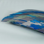 BASKILI SATEN ÇİFT KİŞİLİK NEVRESİM TAKIMI NERON thumbnail 4