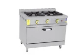 İnoxmaster 2li Kuzine Fırınlı Ce Belgeli Gaz/lpg 100x60x85 Cm - 1