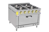 İnoxmaster 4lü Kuzine Fırınlı Ce Belgeli Gaz/lpg 100x100x85 Cm - 1