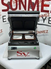 Sönmez Vakum 190*144 Kase Tabak Kapatma Makinesi 2 li Kalıp - 4