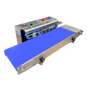 Sönmez Vakum Otomatik Geniş Konveyörlü Poşet Ağzı Yapıştırma Makinesi thumbnail 2