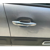Citroen C3 Krom Kapı Kolu 4 Kapı 2017+ Paslanmaz Çelik - 6