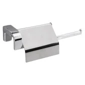 Banyo Lavabo Mutfak Aparat Uzun Kağıt Havluluk Kapaklı Kağıtlık 26 cm Metal Sağlam Krom thumbnail 4