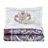 BASKILI SATEN ÇİFT KİŞİLİK NEVRESİM TAKIMI MARBELLA thumbnail 4