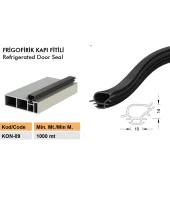 Contacall Frigofirik Kapı Fitili Alüminyum Araç Kapak Fitili Siyah 10 Metre - 3