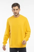 Süperlife Erkek Bisiklet Yaka Rahat Kalıp 3 iplik İçi Polarlı Kalın Sweatshirt SPR24SW36 - 8