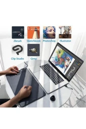 Huion HS610 10x6.25" Grafik Tablet - 4