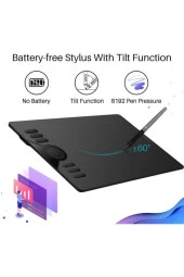 Huion HS610 10x6.25" Grafik Tablet - 8