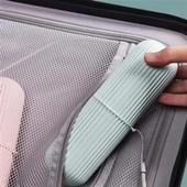 Seyahat Tipi Plastik Diş Fırçası Gözlük Kalem Fırça Erzak Saklama Kabı Düzenleme Kalemlik - 8