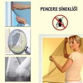 Tüm Cam Pencere Kapılara Uyumlu Tek Kanat Pencere Sinekliği thumbnail 2