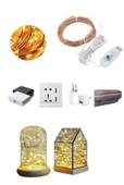 Led Peri Işık Dekoratif Özel Konsept Yılbaşı USB Bağlantılı 5m Sarı Peri Led Aydınlatma - 5