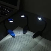 Kitap Okuma Lambası Kıskaçlı Işık Pilli Aydınlatma Kitap Okuma Işığı - 10