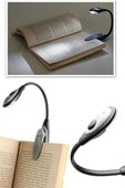 Kitap Okuma Lambası Kıskaçlı Işık Pilli Aydınlatma Kitap Okuma Işığı - 12