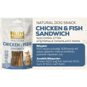 Nutri Feline Tahılsız 50 Gr Tavuk Balık Etli Sandvic Kedi Ödülü 1 Adet - 2
