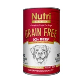 Adult %92 Sığır Etli Tahılsız  400Gr Yetişkin Köpek Yaş Maması 4 Adet - 1