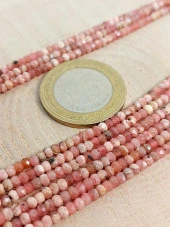 Rodokrozit Taşı Dizi Rondela Faset Kesim 1.5*2.5mm (45418) thumbnail 2