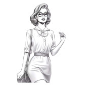 Wintage Kadın Boyama Kitabı (Tonlamalı Boyama) - 8