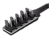 Ancheyn Fan Çoklayıcı Kablosu 4 Port Y Pwm Splitter 4 Pin CPU 12V Switch IDE Molex - 4353 thumbnail 1