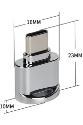 Ancheyn USB Type-C 3.1 To Micro SD TF Hafıza Kart Okuyucu OTG Adaptörü 4477 thumbnail 5