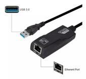 USB 3.0 To ETHERNET 1000 Mbps Gigabit İnternet Ag Adaptörü ADSL  ÇEVİRİCİ LAPTOP PC BİLGİSAYAR NETWORK - 4939 thumbnail 6