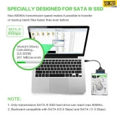 Ancheyn Usb 3.0 Yüksek Hızlı 2.5 İnç SATA SSD ve HDD Harddisk Kablosu 15 + 7 Pin 4469 thumbnail 8