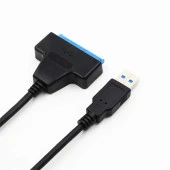 Ancheyn Usb 3.0 Yüksek Hızlı 2.5 İnç SATA SSD ve HDD Harddisk Kablosu 15 + 7 Pin 4469 thumbnail 9