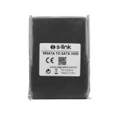 S-link MSATA TO SATA Harici 2.5" Siyah Hdd Kutusu - 1