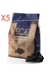 Ece Mangal Kömürü 1,5kg Paket 5li - 1