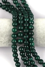 Malakit Doğal Taş Dizi 10 mm Küre Kesim thumbnail 1