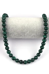 Malakit Doğal Taş Dizi 10 mm Küre Kesim thumbnail 2