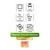 Vebox Easy Wet Wipes Yüzey Temizleme Havlusu 10x100  1000 Yaprak - 2