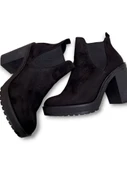 BERSHKA  SİYAH BOT - 4