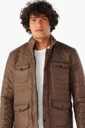 Slim Kalıp Kapitone Mont - 3