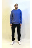 Süperlife Erkek Bisiklet Yaka Rahat Kalıp 3 iplik Kalın Sweatshirt SPR24SW-36 - 6