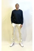 Süperlife Erkek Bisiklet Yaka Rahat Kalıp 3 iplik Kalın Sweatshirt SPR24SW-36 - 1