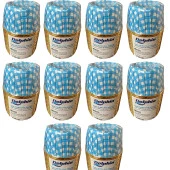 Dolphin Muffin Kağıt Karton Altın Mavi Desenli Cupcake Kek Kalıbı Kapsülü Kabı - 25 Adetlik 10 Paket thumbnail 1