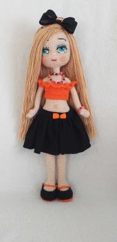 Rosa Bebek Amigurumi Organik Oyuncak - 1