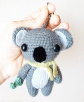 Maskot Koala Amigurumi Anahtarlık Oyuncak - 2