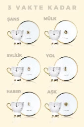 Acar 3 Vakte Kadar 6'lı Kahve Fincan Takımı SYT-22-0098 - 2