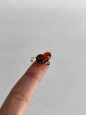 El Yapımı Mini Murano Cam Kunduz Biblo A152-03 thumbnail 5