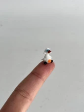 El Yapımı Mini Murano Cam Ördek Biblo A152-07 thumbnail 4