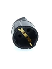 Tek-İş Topraklı Dişi Fiş Siyah - 1