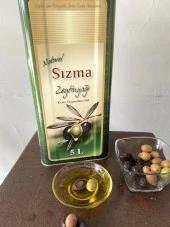 Zeytin yağı 5 lt natural soğuk sıkım 0,2 dizem zeytinyağ Erken Hasat - 5