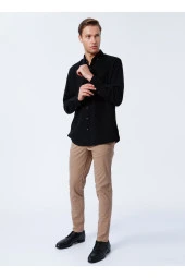 Normal Bel Normal Paça Dar Bej Erkek Pantolon Pn2020500453 - 1