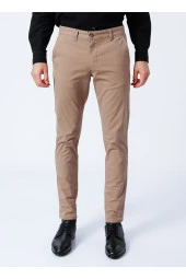 Normal Bel Normal Paça Dar Bej Erkek Pantolon Pn2020500453 - 2