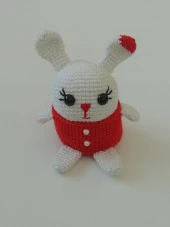 Tavşan Kutucuk Amigurumi Organik Oyuncak - 1