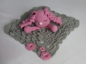 Uykucu Şirin Tavşan Uyku Arkadaşı Amigurumi Organik Oyuncak - 1