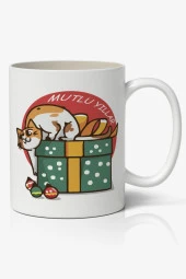 Yılbaşı Temalı Kupa Bardak Baskılı Kahve Kupa Bardak Model 5 thumbnail 1