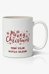 Yılbaşı Temalı Kupa Bardak Baskılı Kahve Kupa Bardak Model 9 thumbnail 1