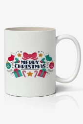 Yılbaşı Temalı Kupa Bardak Baskılı Kahve Kupa Bardak Model 15 thumbnail 1